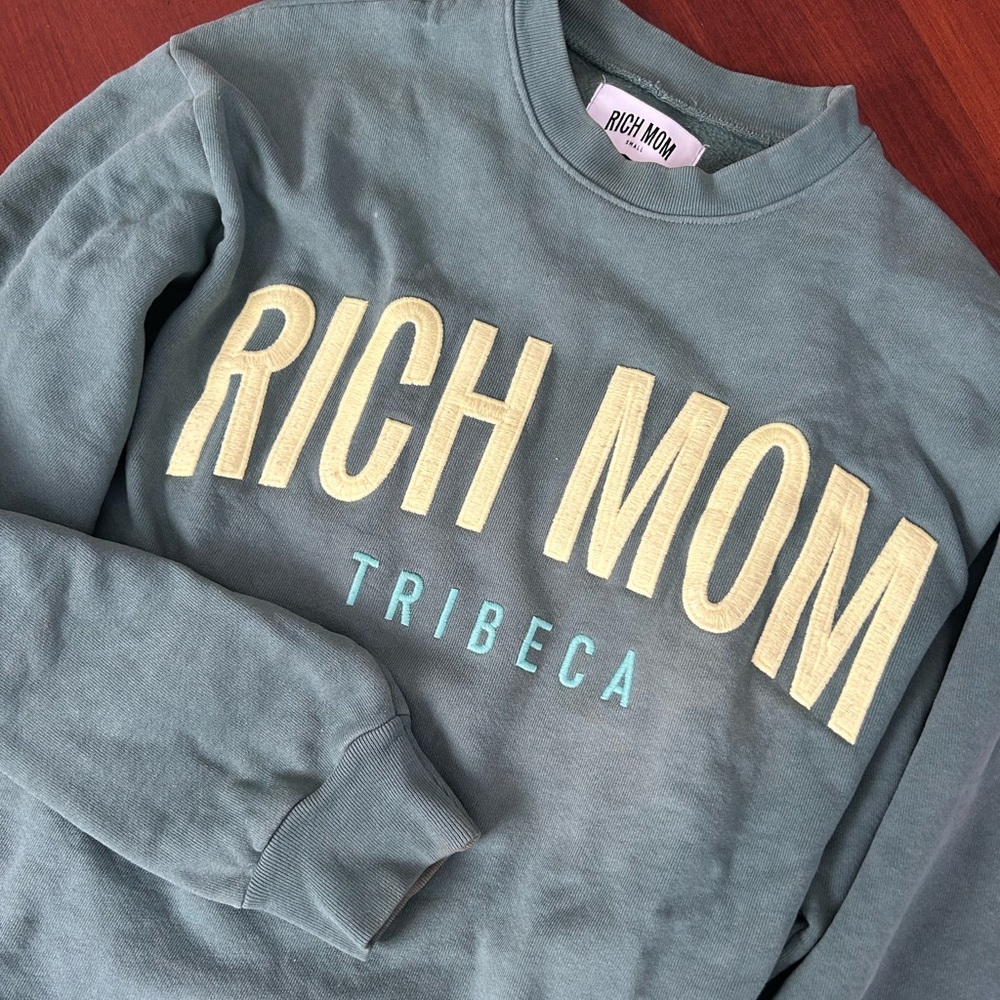 TINX Rich Mom Tribeca Limited Edition Green Sweatshirt